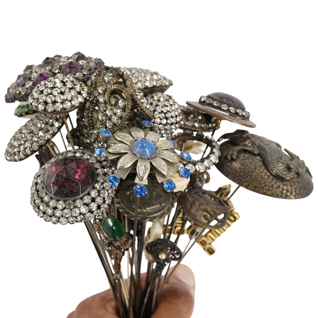 (34 Pc) Assorted Hat Pin Lot (1 of 4)