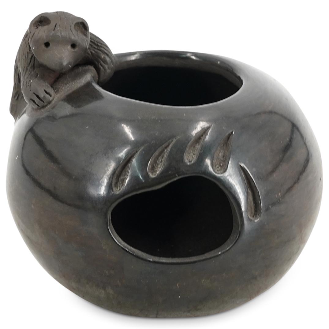 Michelle Tsosie Sisneros Santa Clara Pottery Vase (1 of 6)