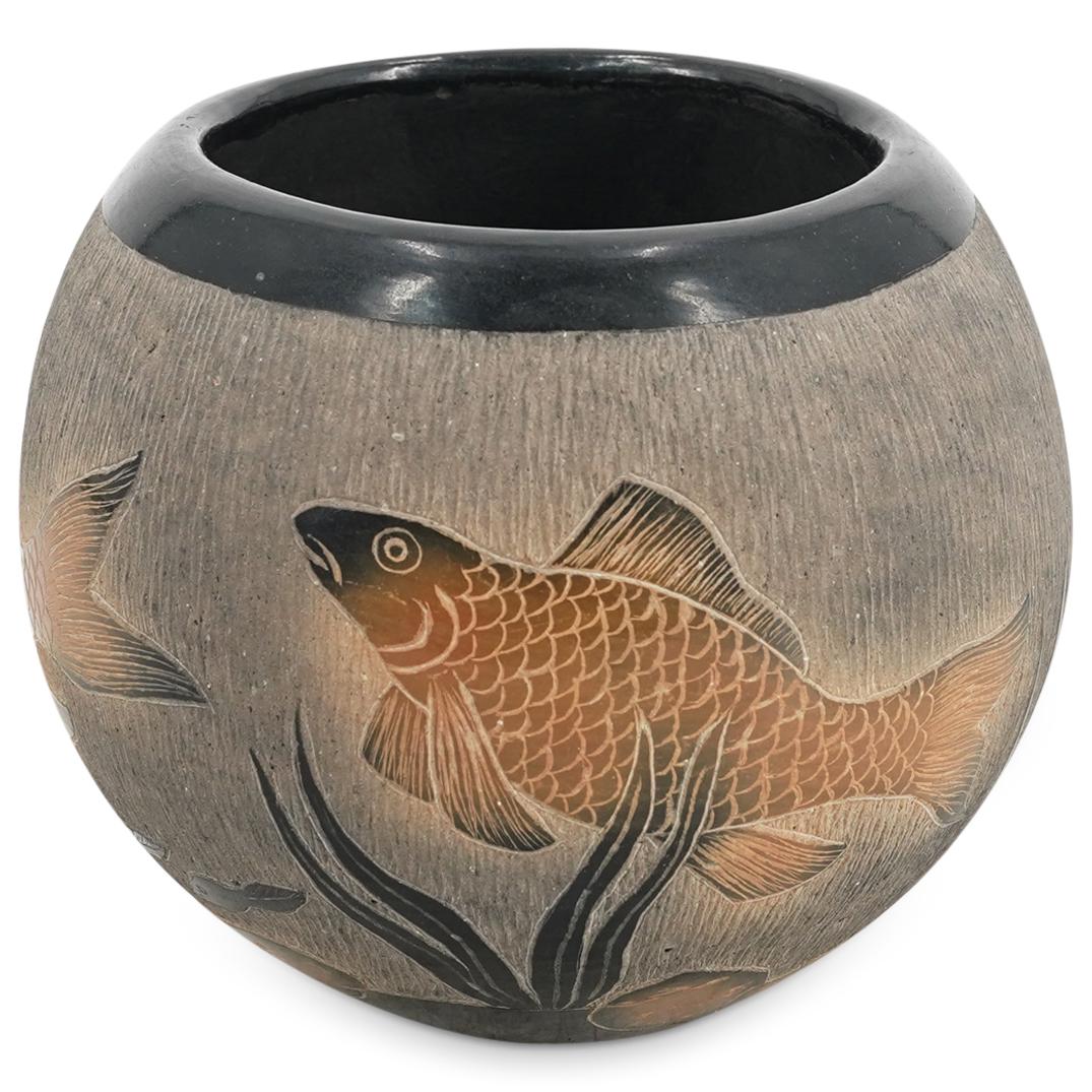 Corn Moquimo Native American Pottery Vase (1 of 6)