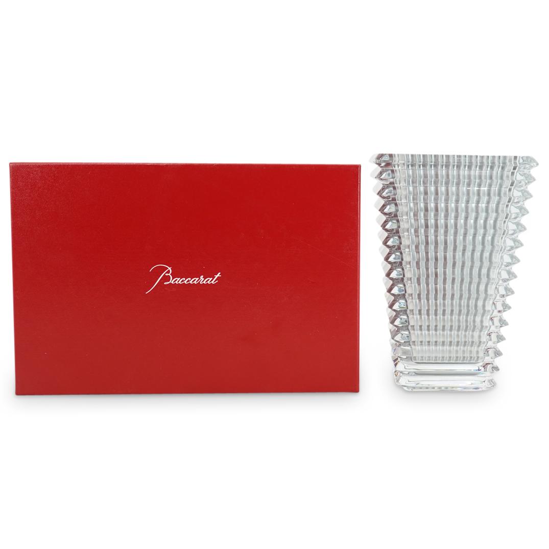 Baccarat Silver Small Rectangular Eye Vase (1 of 18)