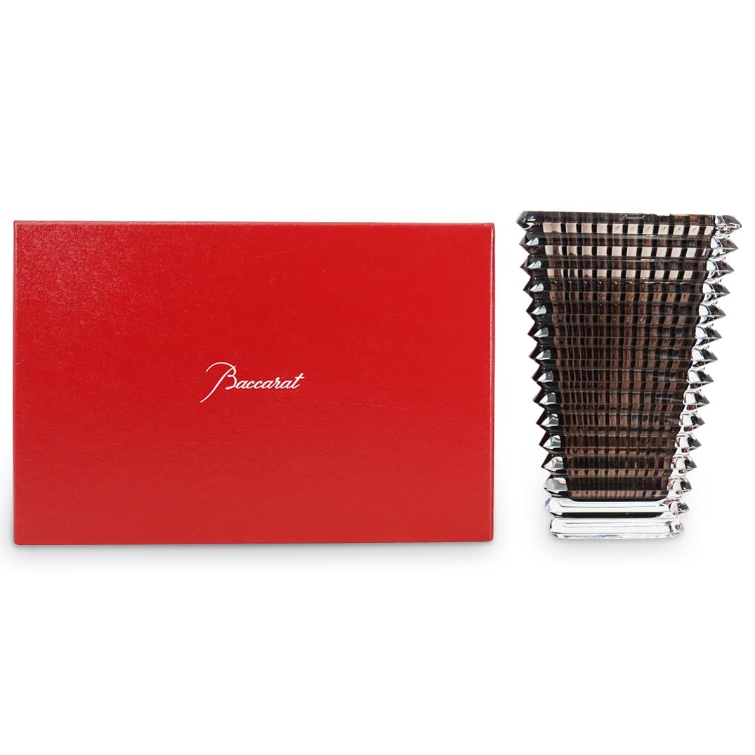 Baccarat Grey Small Rectangular Eye Vase (1 of 10)