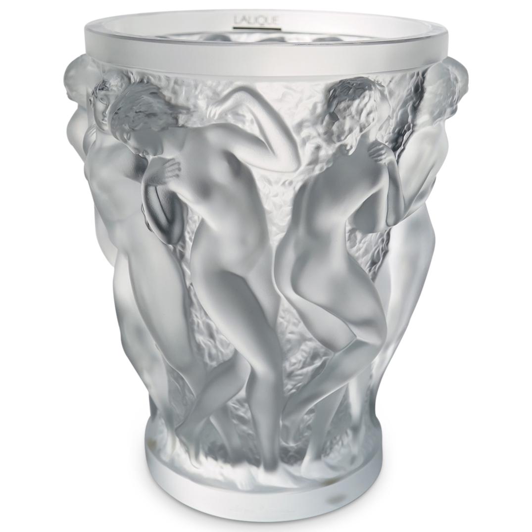 Lalique "Bacchantes" Crystal Vase (1 of 8)