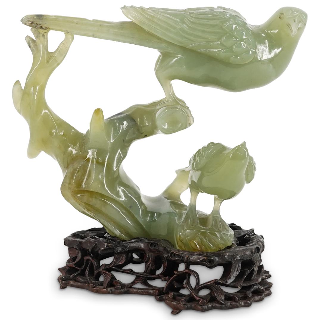 Antique Chinese Jade Bird Sculpture (1 of 6)
