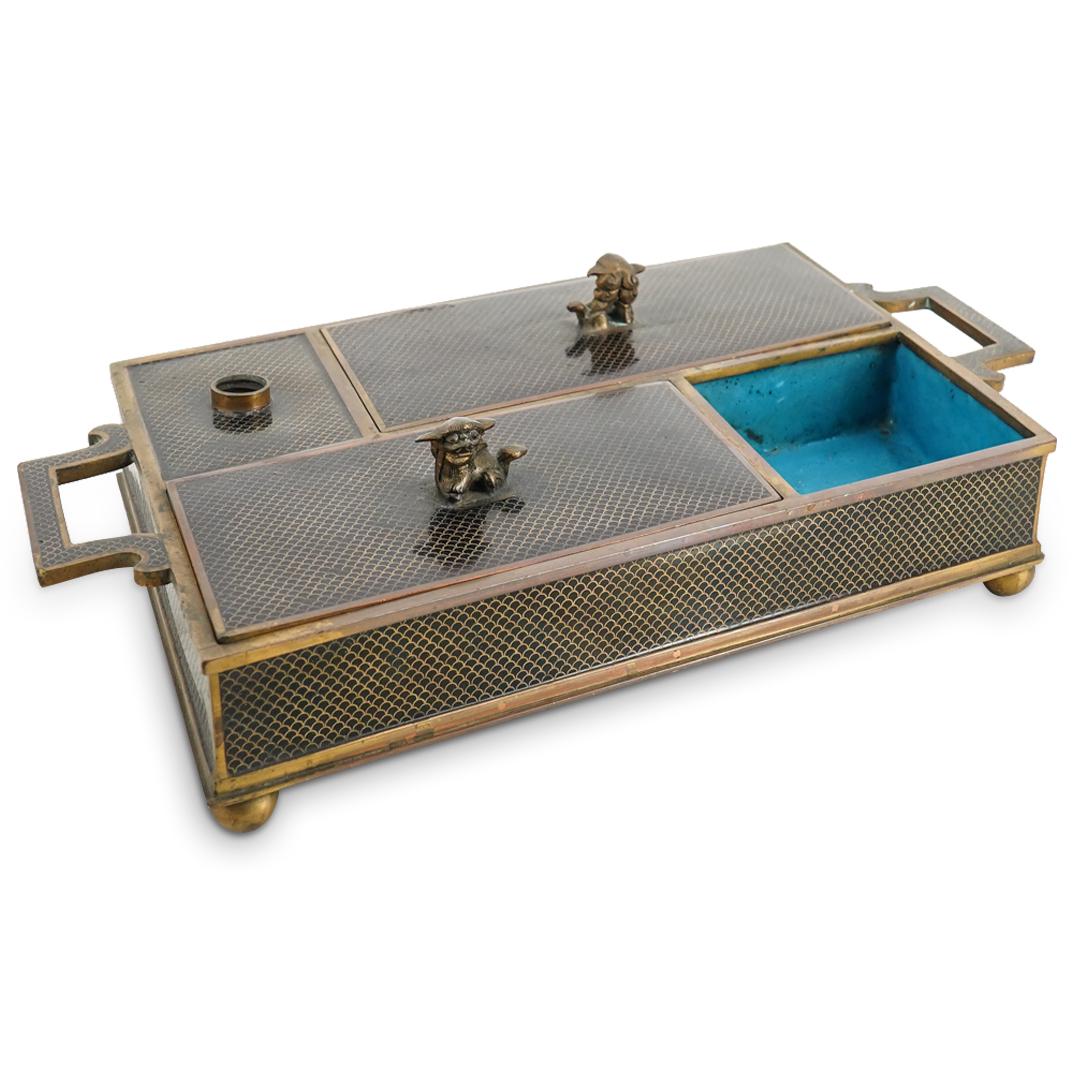 Antique Japanese Cloisonne Lighter Tray (1 of 7)