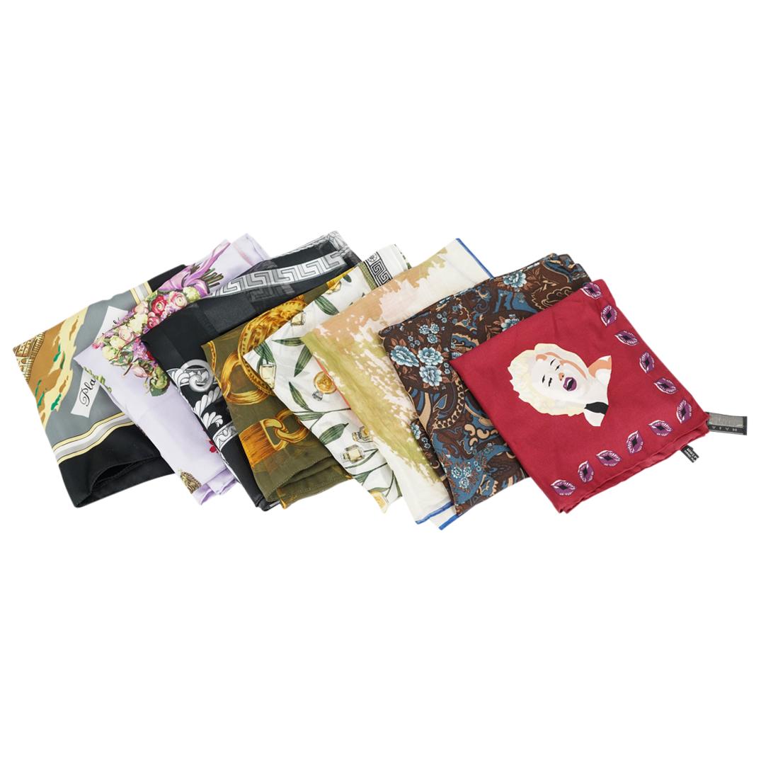 (8 Pc) Designer Fashion Scarves Grouping Set (1 of 14)