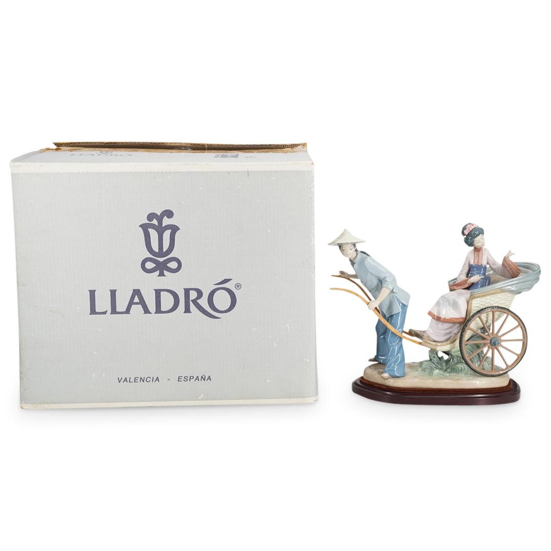 Lladro "A Rickshaw Ride" Porcelain Figure (1 of 7)
