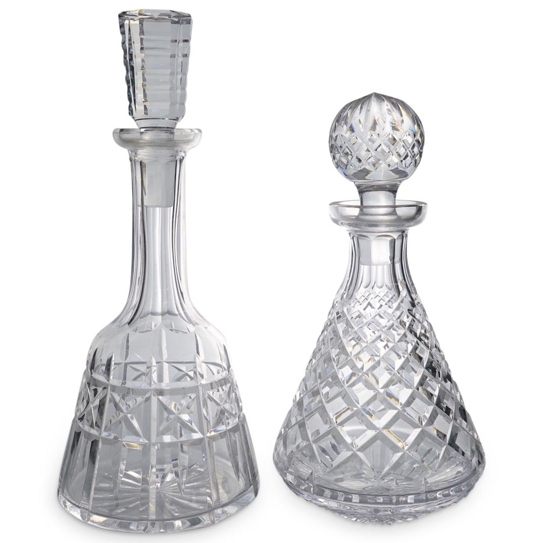 (2 Pc) Waterford Alana & Kylemore Crystal Decanters (1 of 9)
