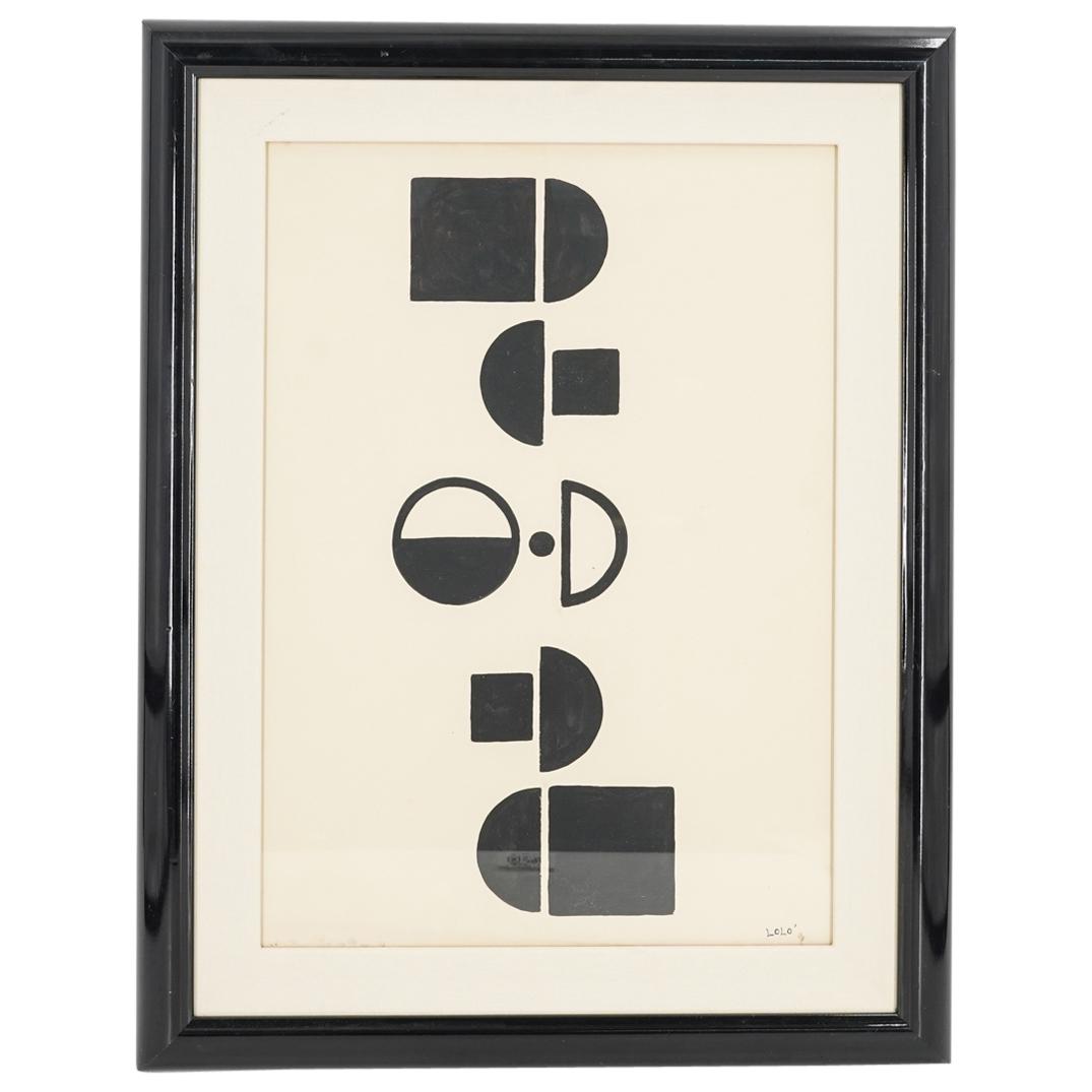 Lolo Soldevilla Abstract Oil on Board Painting (1 of 6)