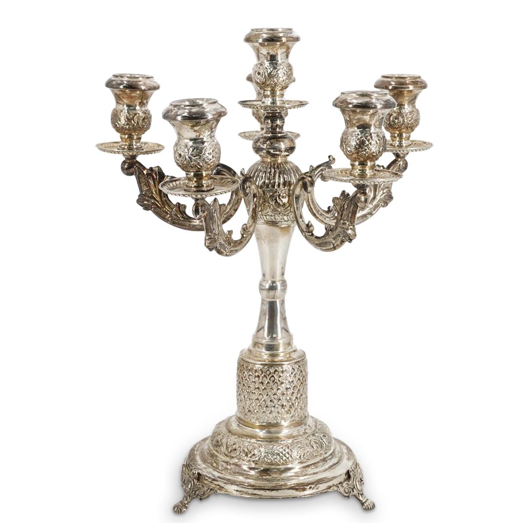 Antique Sterling Silver Large Candelabra