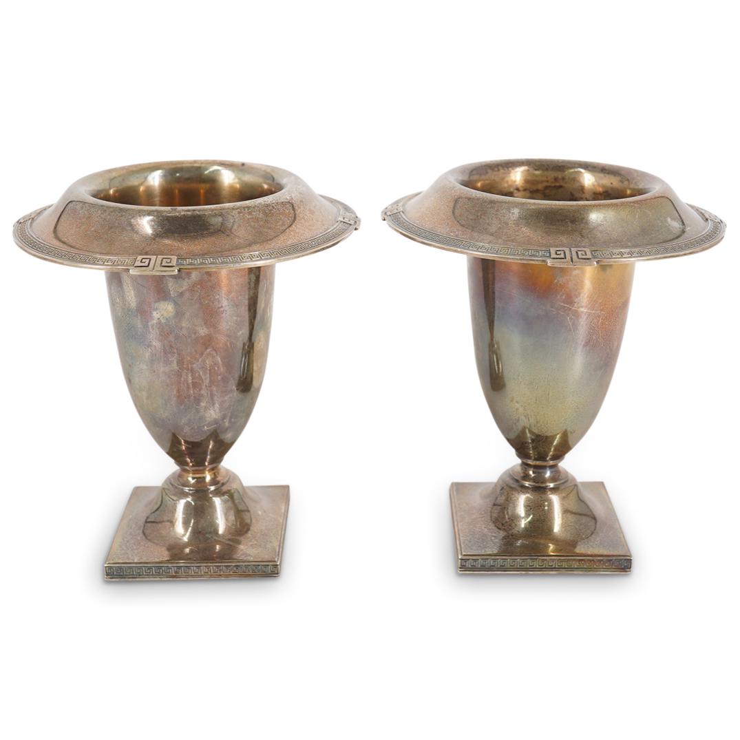 Pair of Antique Gorham Sterling Vases (1 of 5)