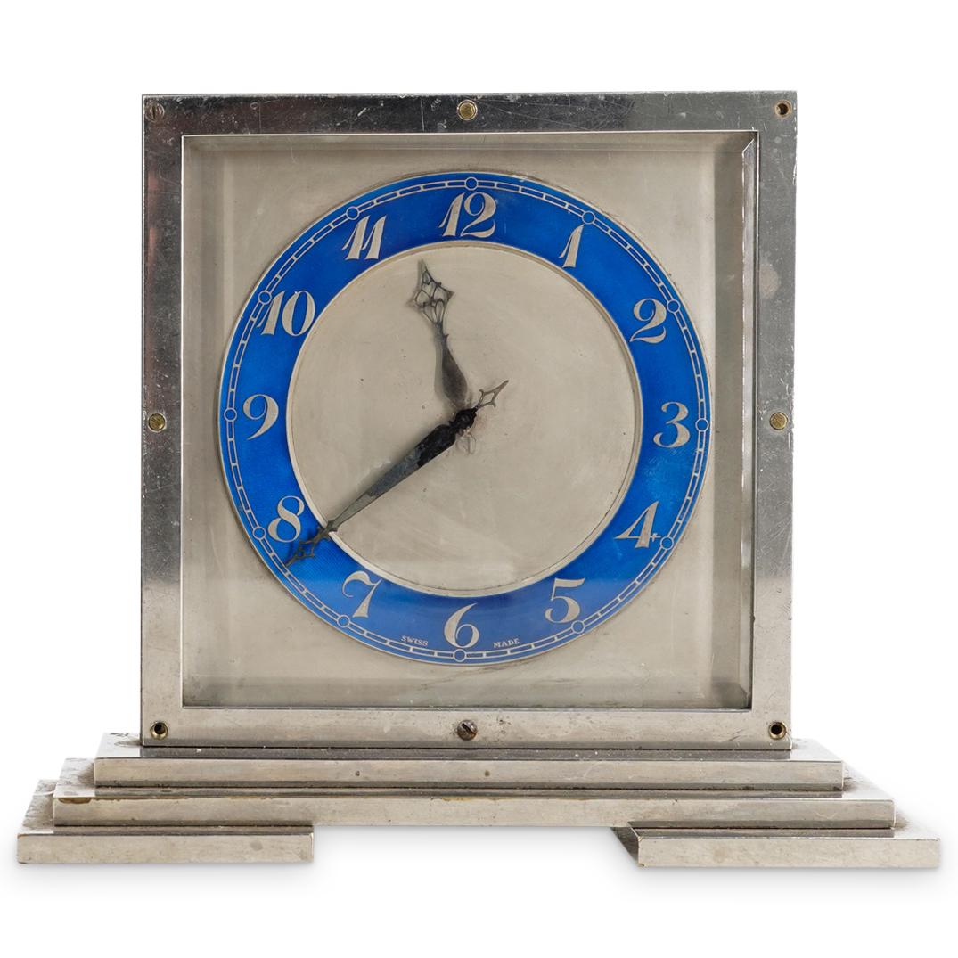 Swiss Art Deco Desk Clock (1 of 4)