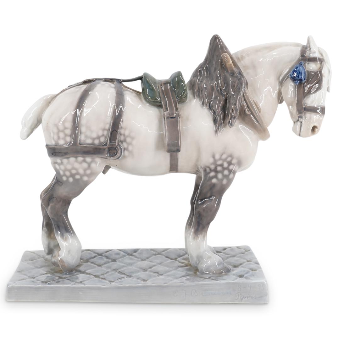 Royal Copenhagen "Percheron" Porcelain Figurine (1 of 7)