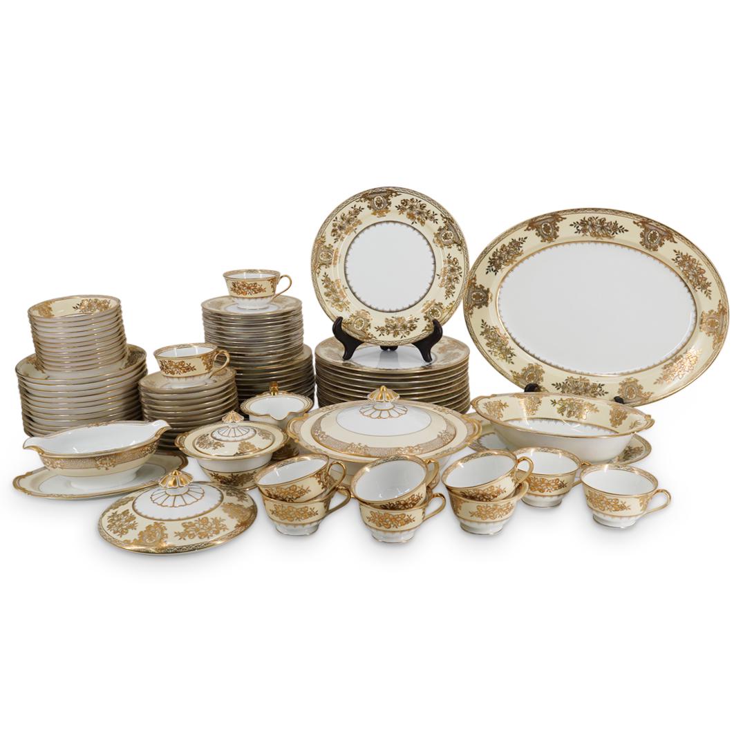 (88 Pc) Japanese Noritake Porcelain Dinnerware Set (1 of 10)