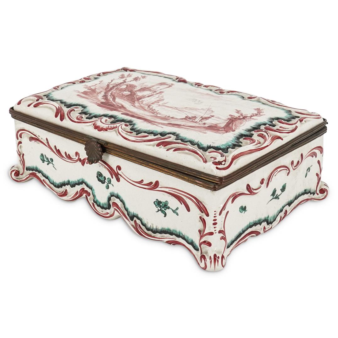 Faience Porcelain Enameled Box (1 of 9)