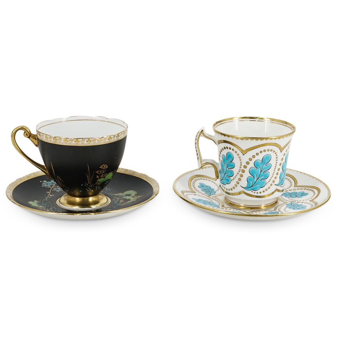 (4 Pc) English Porcelain "Royal Chelsea" & "Shelley" Set (1 of 9)