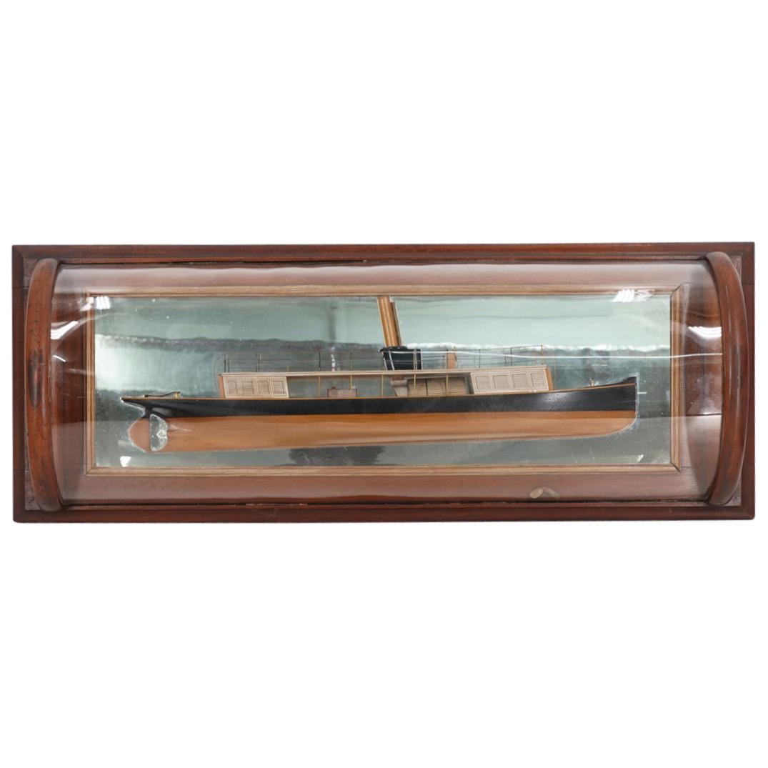 Half Model Boat In Optical Illusion Mirror Case (1 of 8)