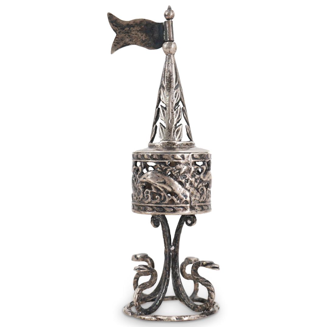 Antique Sterling Silver Besamim Holder (1 of 3)