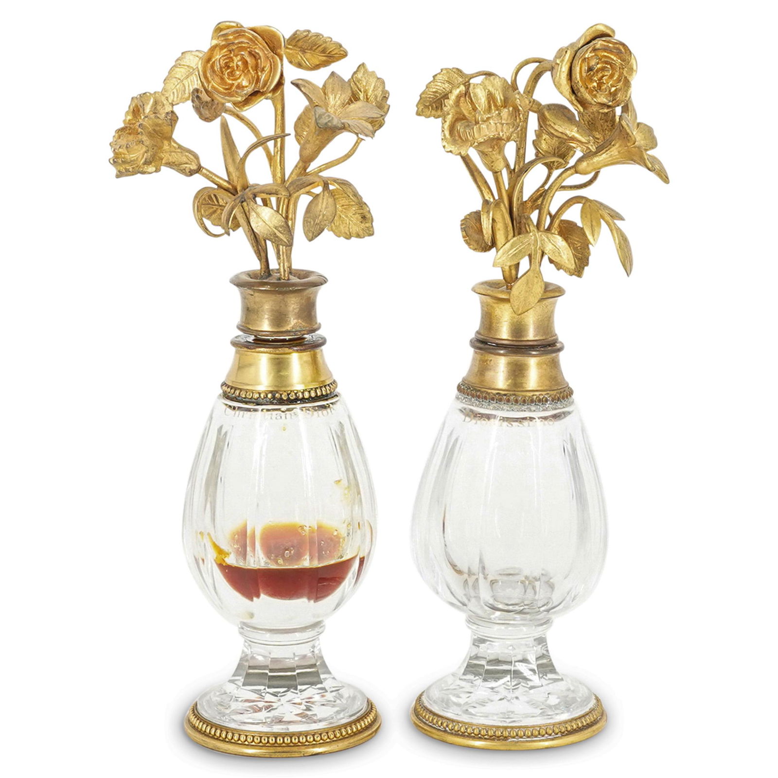 Baccarat Diorissimo Bronze and Crystal Perfume Bottles (1 of 8)