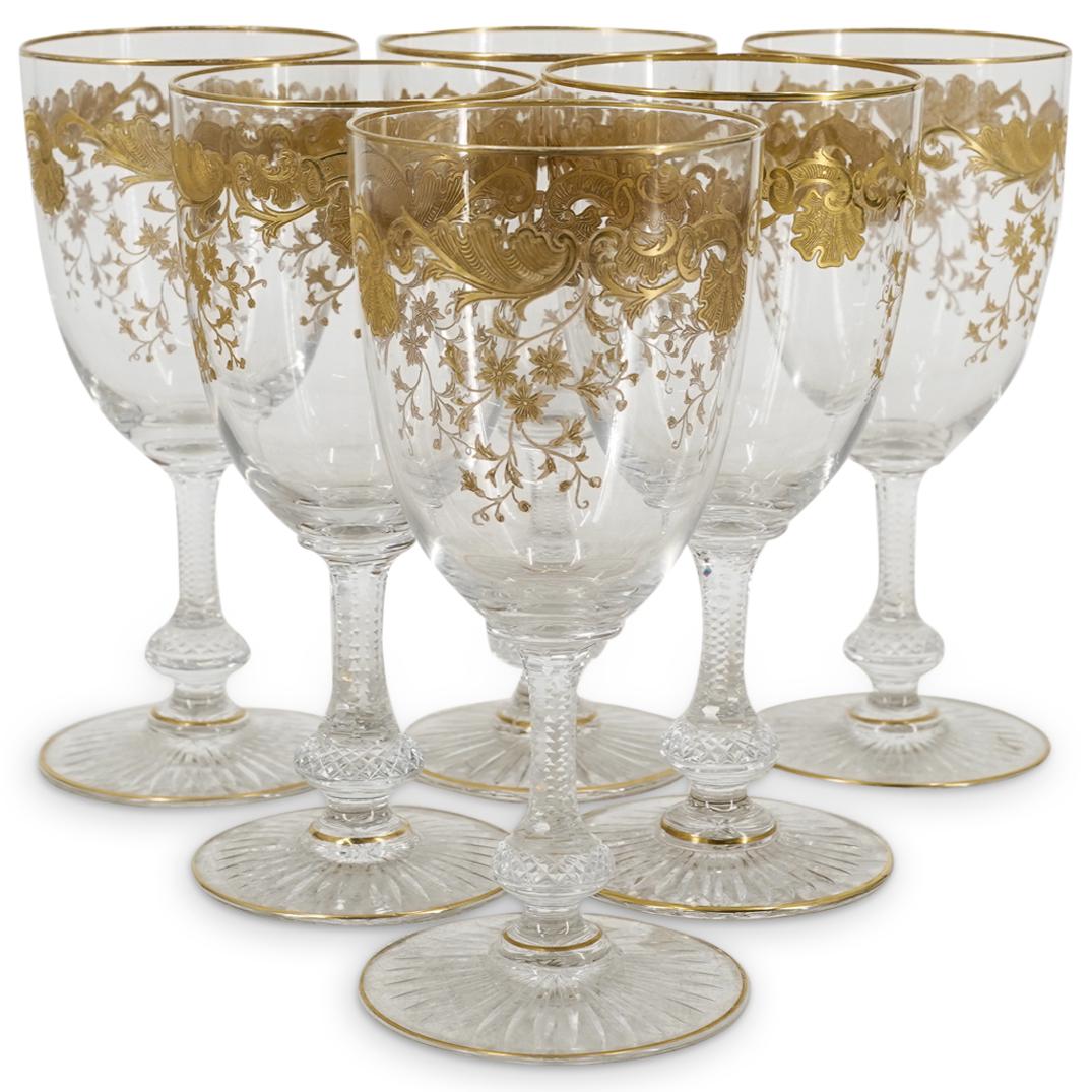 (6Pc) St Louis "Massenet" Crystal Water Goblets (1 of 4)