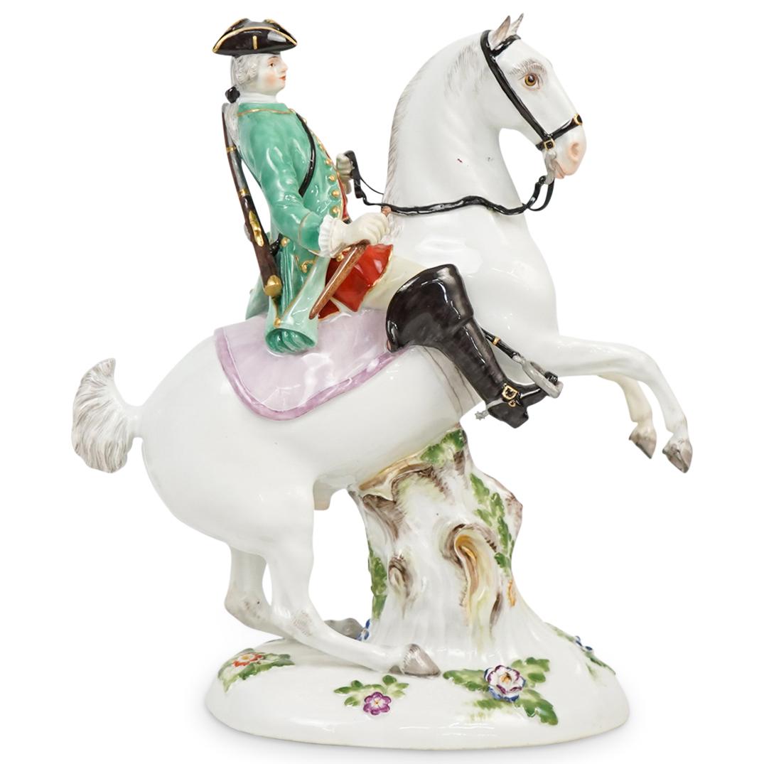 Meissen Cavalier on Horseback Porcelain Figure (1 of 6)