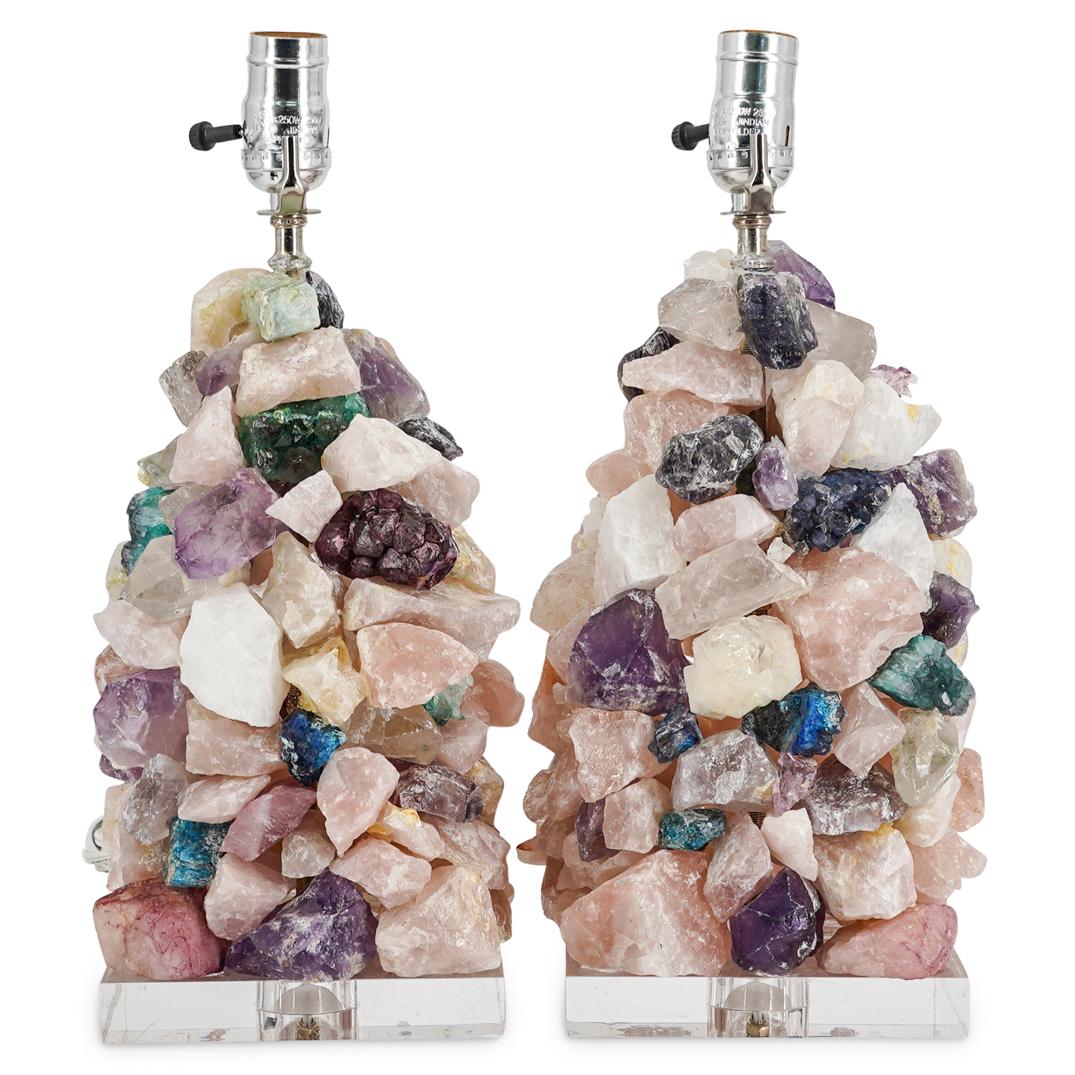 (2 Pc) MCM Collector Crystal Quartz Lamps (1 of 6)