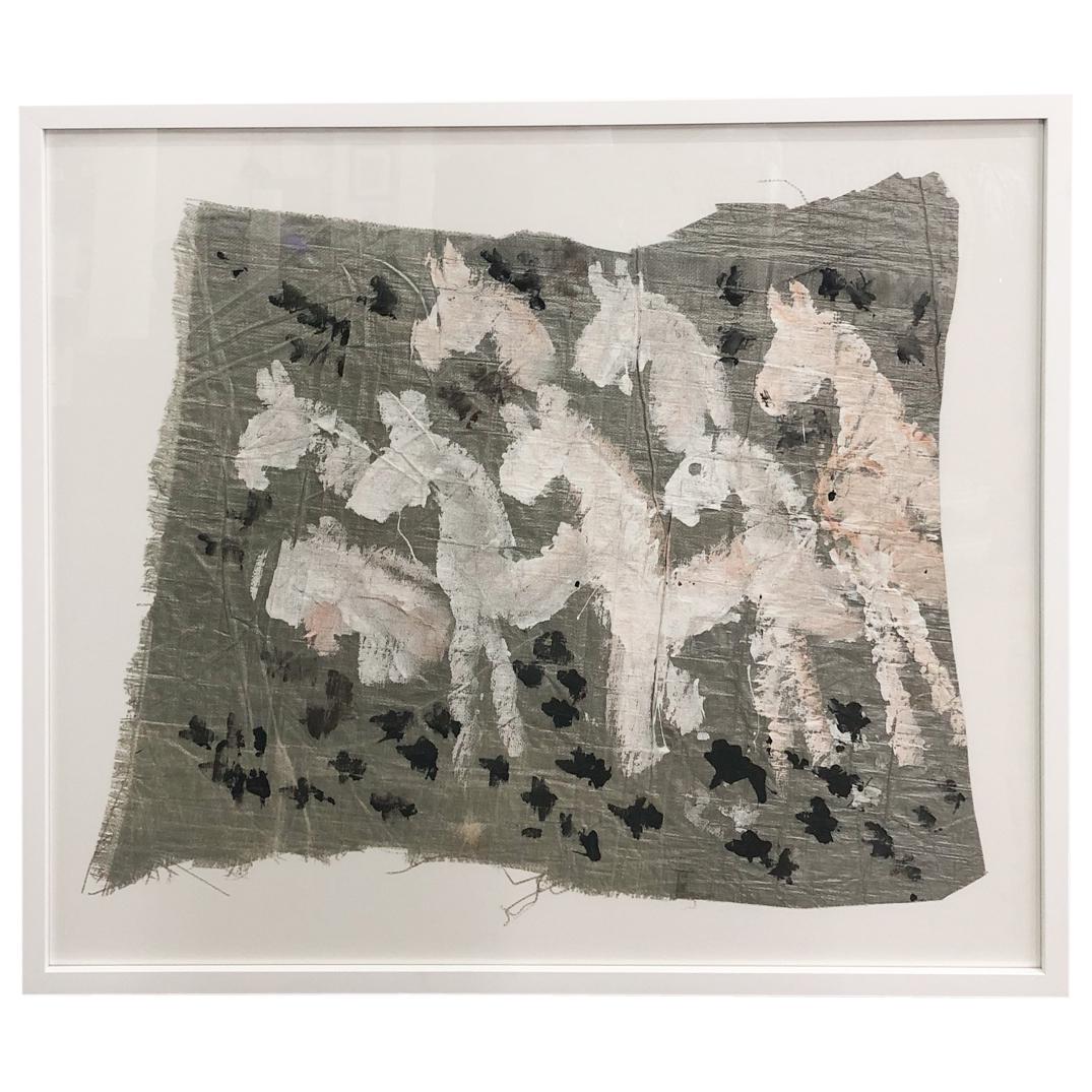 Purvis Young (American 1943-2010) Mixed Media (1 of 3)