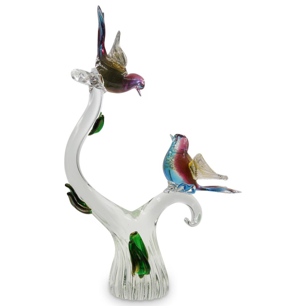 Murano Glass Garden Bird Statue (1 of 6)