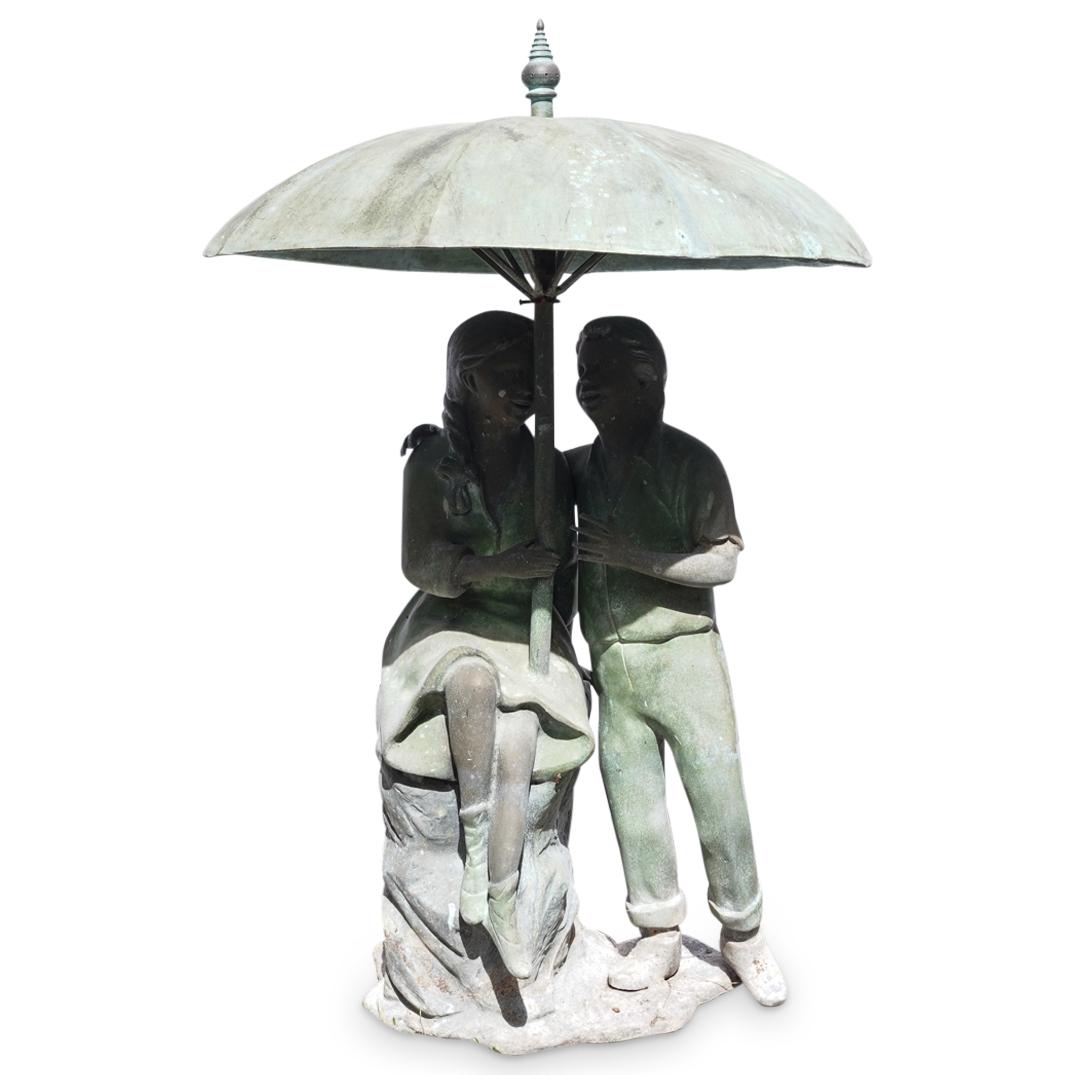 Cast Bronze Figural Garden Statue (1 of 5)