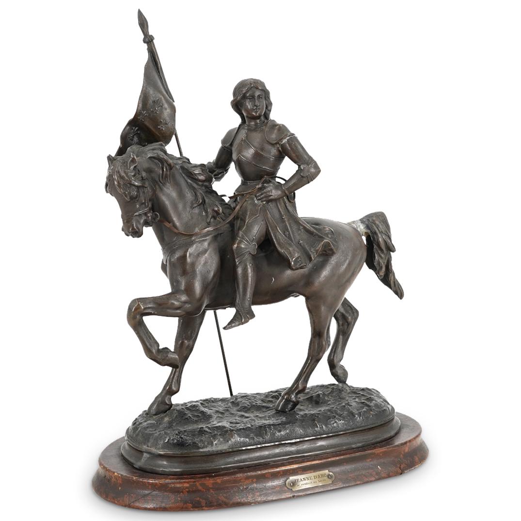 Antique French Joan of Arc Figural Statue (1 of 7)