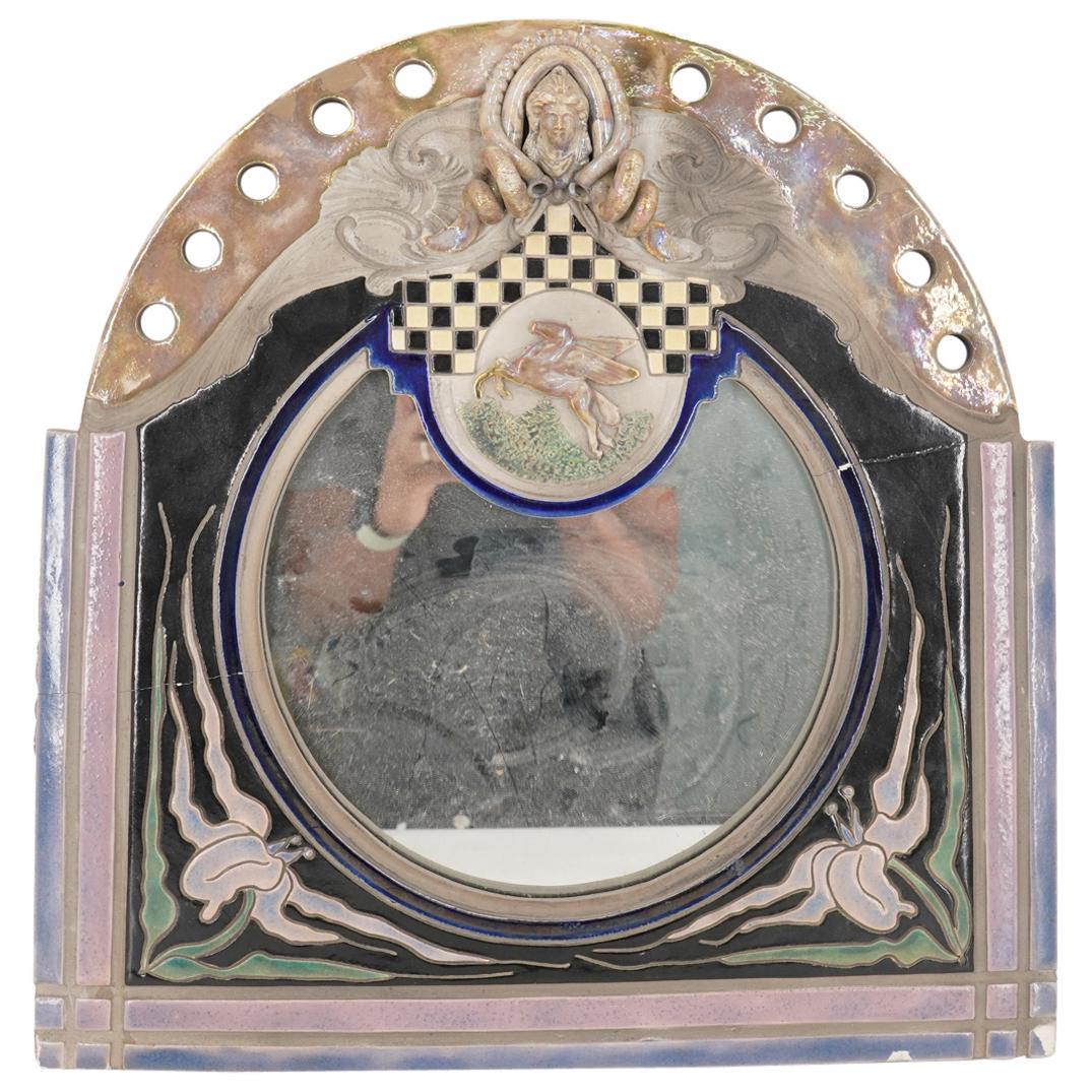 Marc Sijan (American, 1946) Figural Ceramic Wall Mirror (1 of 5)