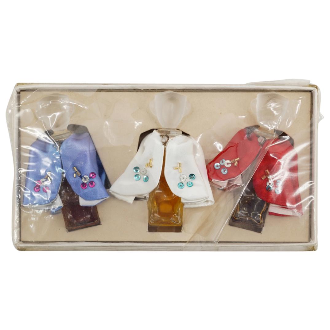 (3 Pc) French Marquay Sealed Miniature Perfume Bottles Set (1 of 3)