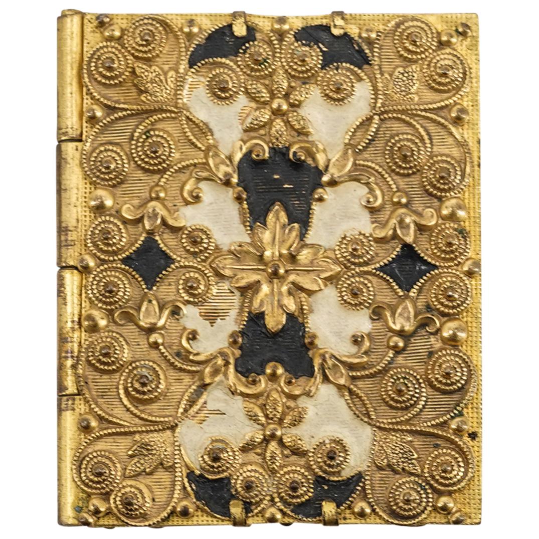 Antique English Ornate Brass Needle Case (1 of 5)