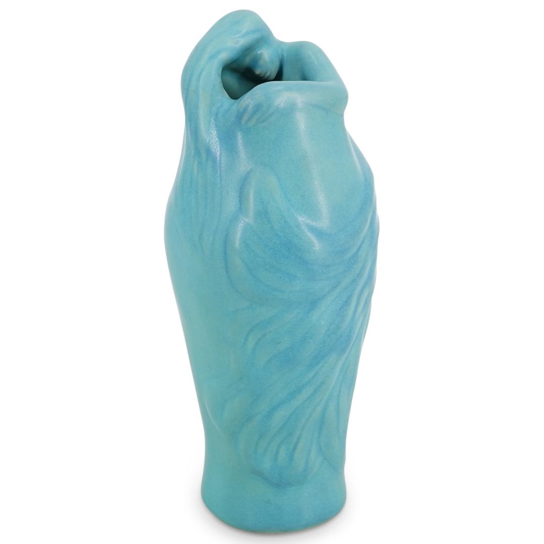 Van Briggle Blue Mermaid Vase (1 of 6)