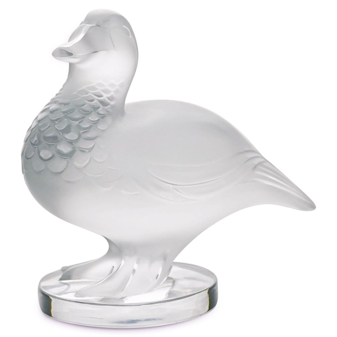 Lalique Crystal Duck Paperweight (1 of 4)