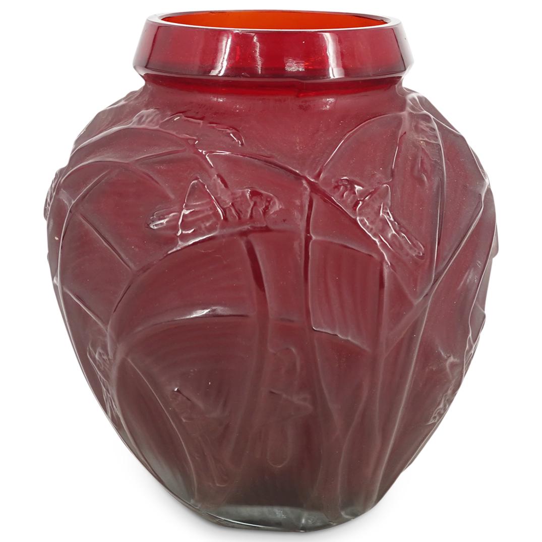 After Lalique Grasshopper Vase (1 of 8)