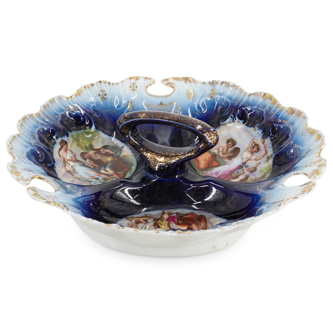 Antique Austrian Neoclassical Porcelain Centerpiece Tray (1 of 6)