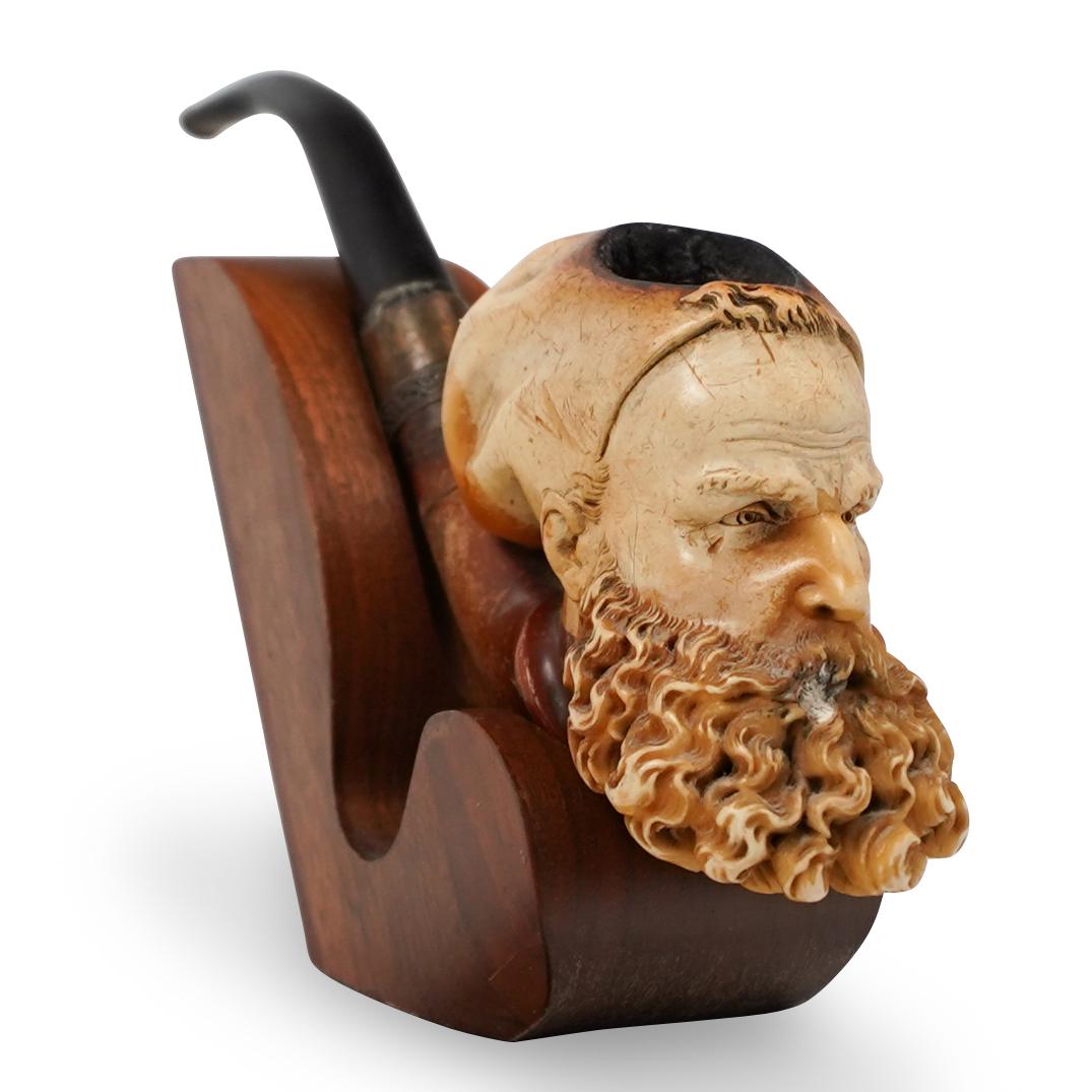 Antique Carved Meerschaum Smoking Pipe (1 of 4)