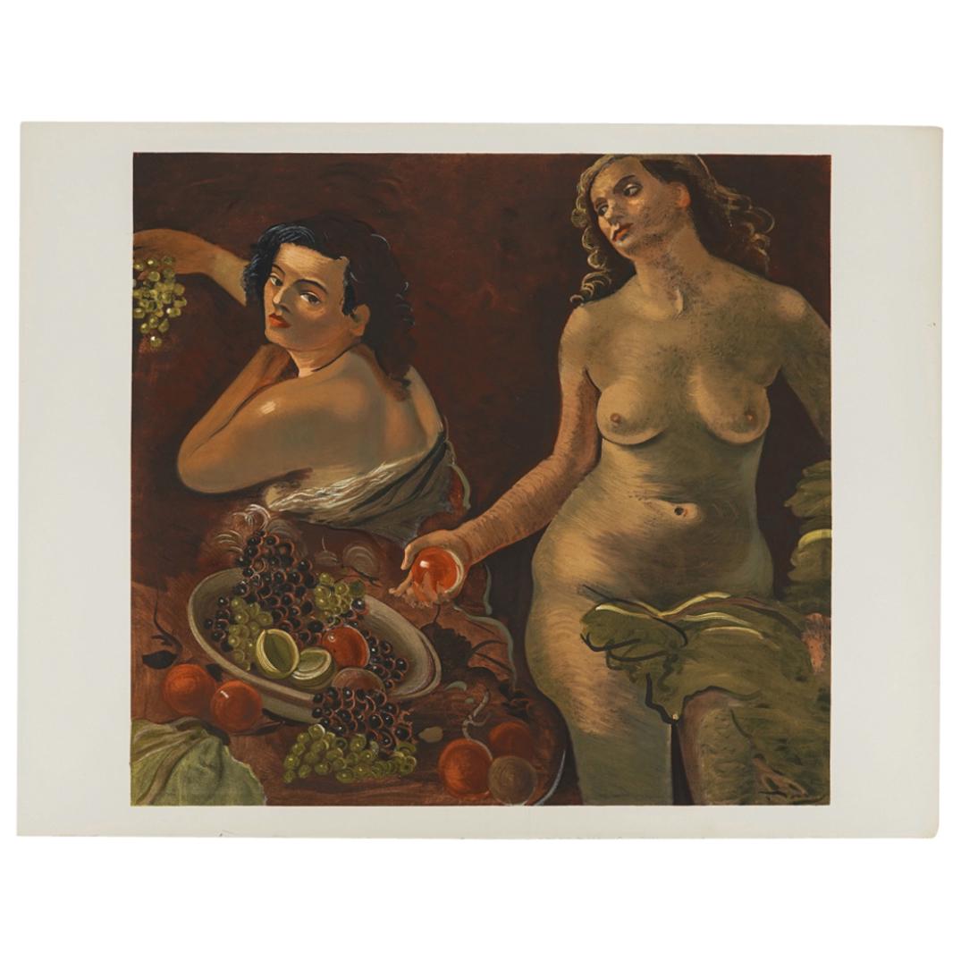 Andre Derain (French, 1880) "Deux Femmes Nues Et Nature Morte" Lithograph (1 of 6)