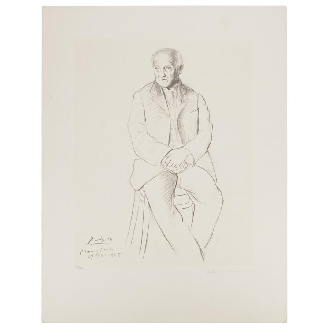 Limited Edition Signed Pablo Picasso Pencil Portrait (1 of 7)