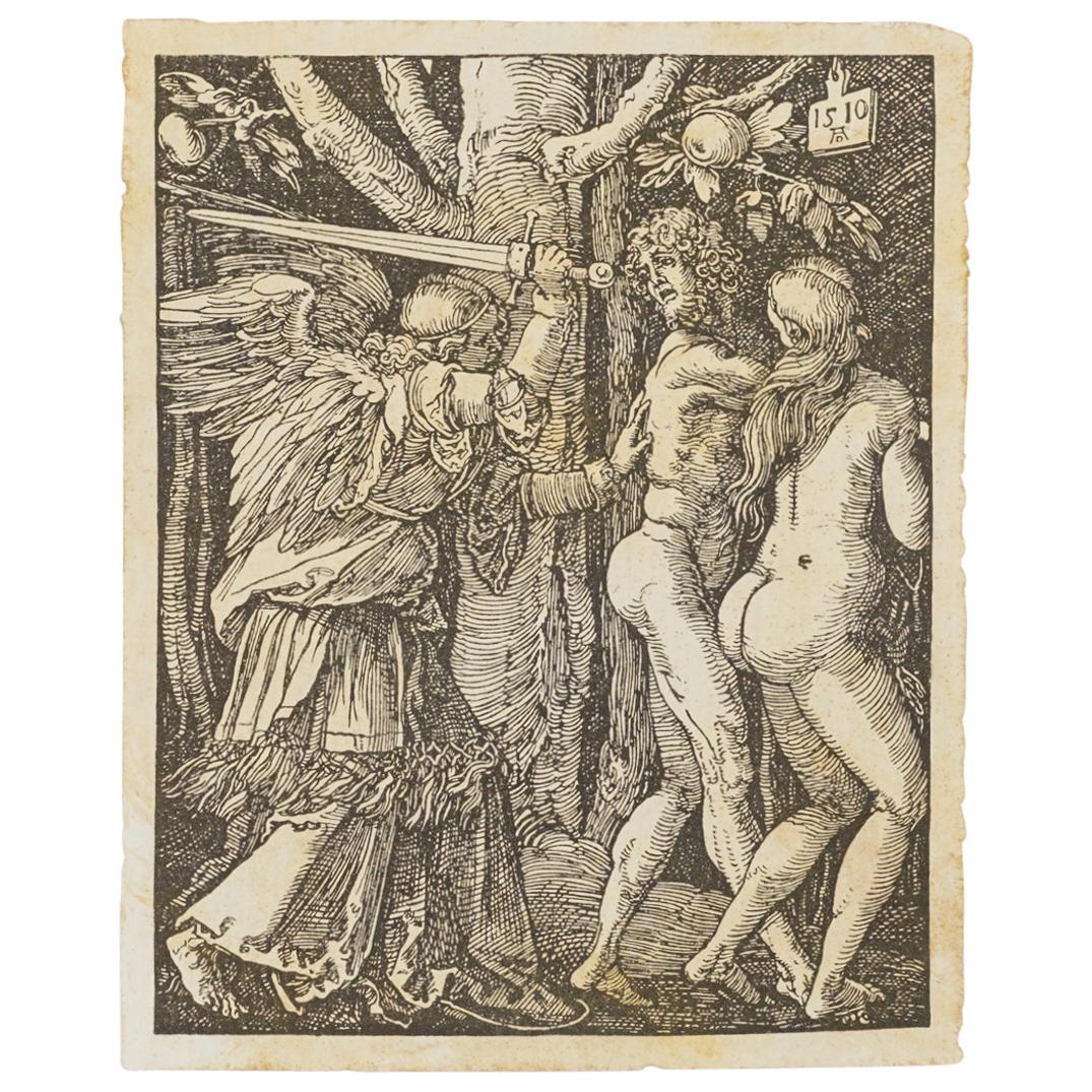 Albrecht Durer (1471-1528) "Expulsion From Paradise" Woodcut Print (1 of 6)