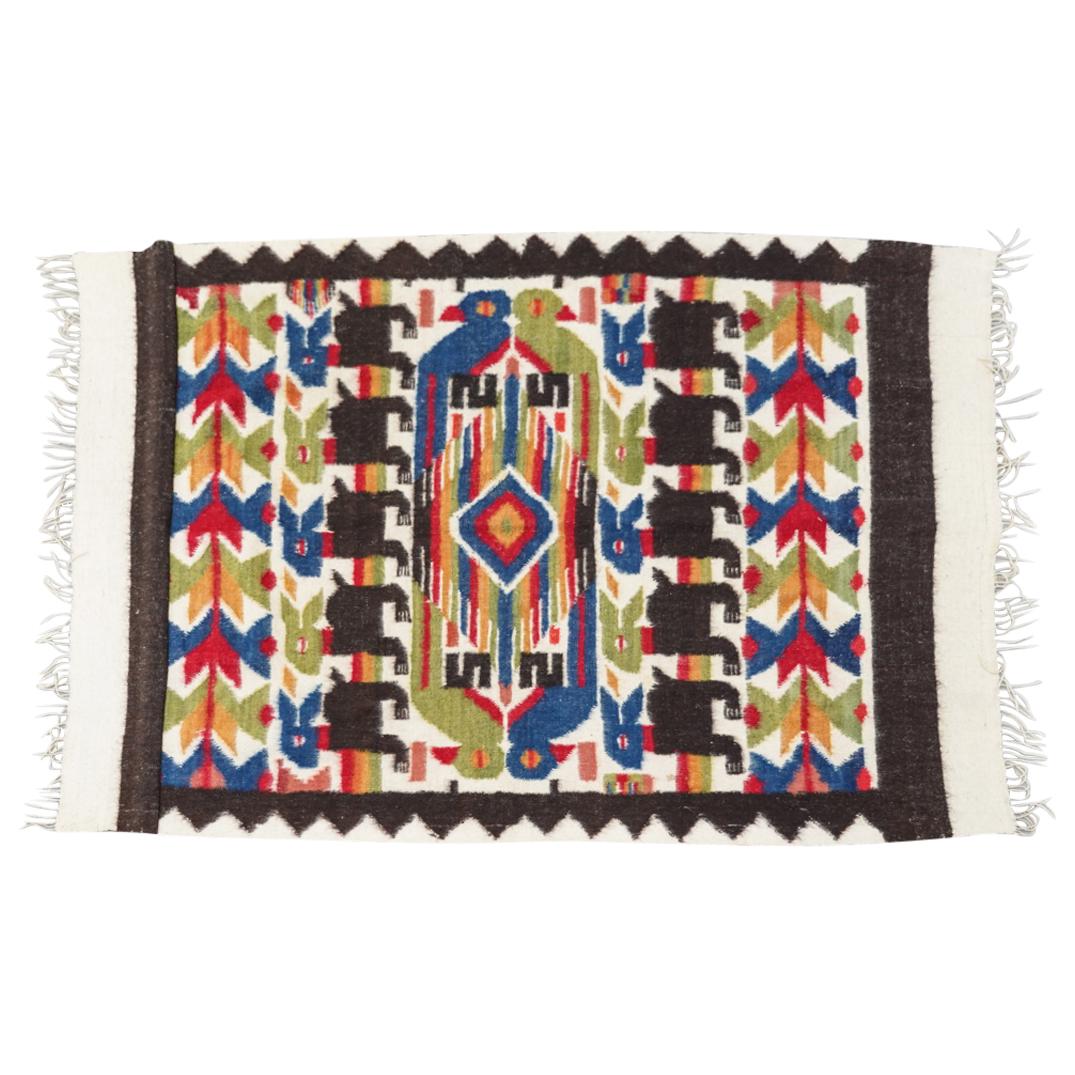 Antique Peruvian Flatweave Rug (1 of 5)