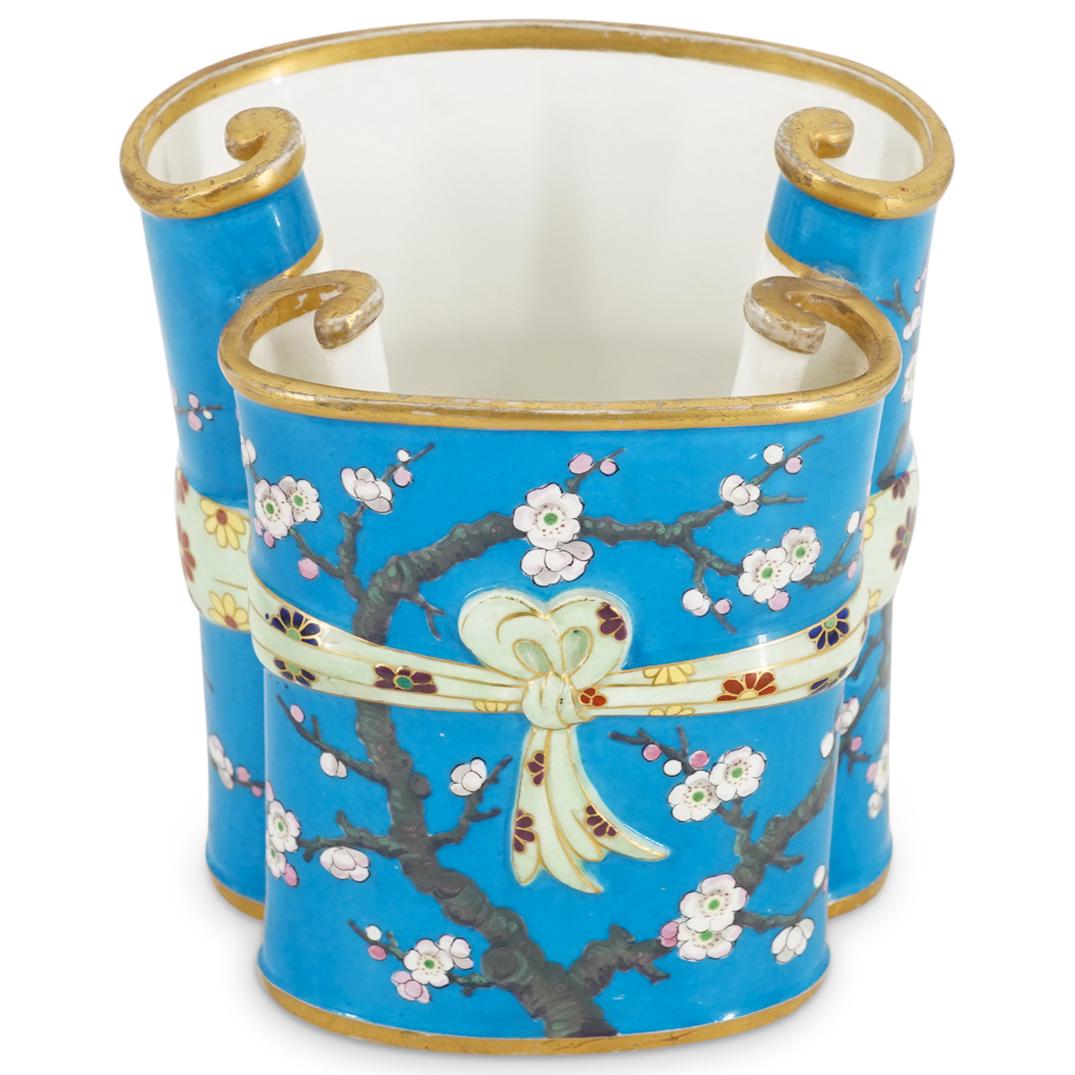 Attrib. Christopher Dresser Chinoiserie Porcelain Vessel (1 of 5)