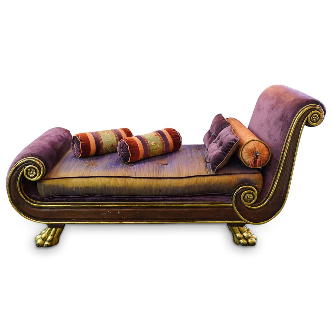 Antique Sleigh Chaise Lounge (1 of 8)