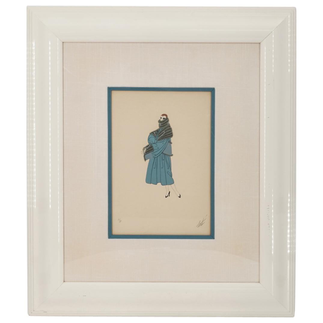 Romain de Tirtoff "Erte" (Russian/French) "Tres Chic" AP Serigraph (1 of 4)