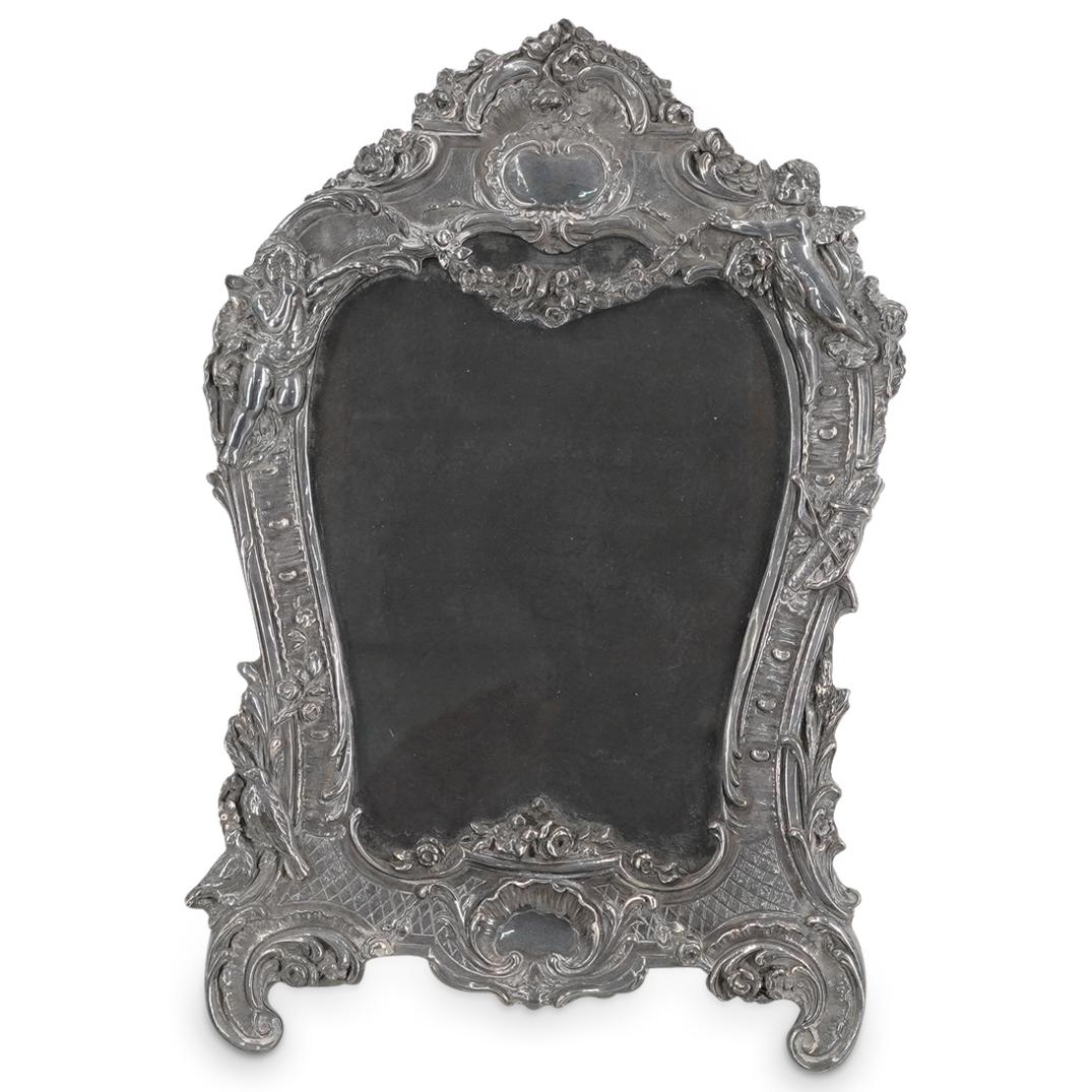 Antique Sterling Silver Repousse Frame (1 of 6)