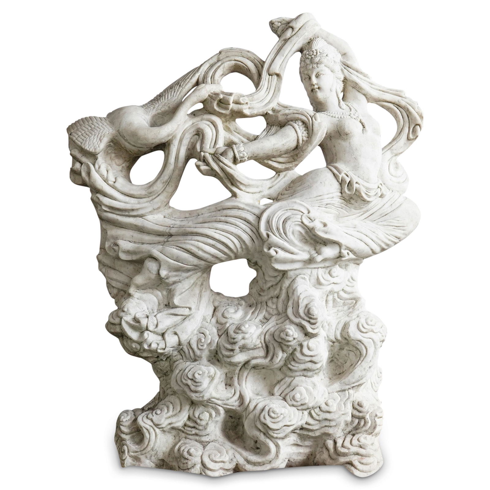 Monumental Marble Guanyin Statue (1 of 9)