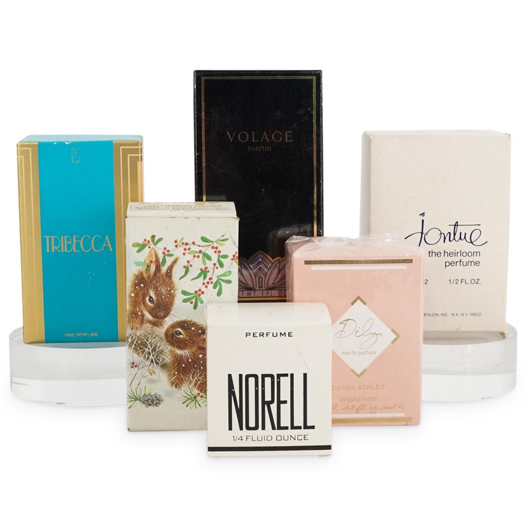 (6 Pc) American Perfume Bottles Grouping Set (1 of 5)