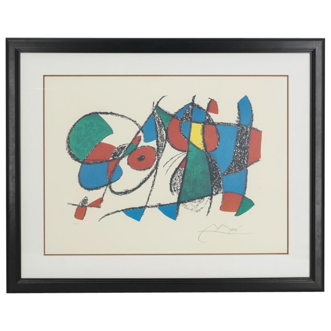 After Joan Miro "Volume II, Litho VIII" Print (1 of 4)