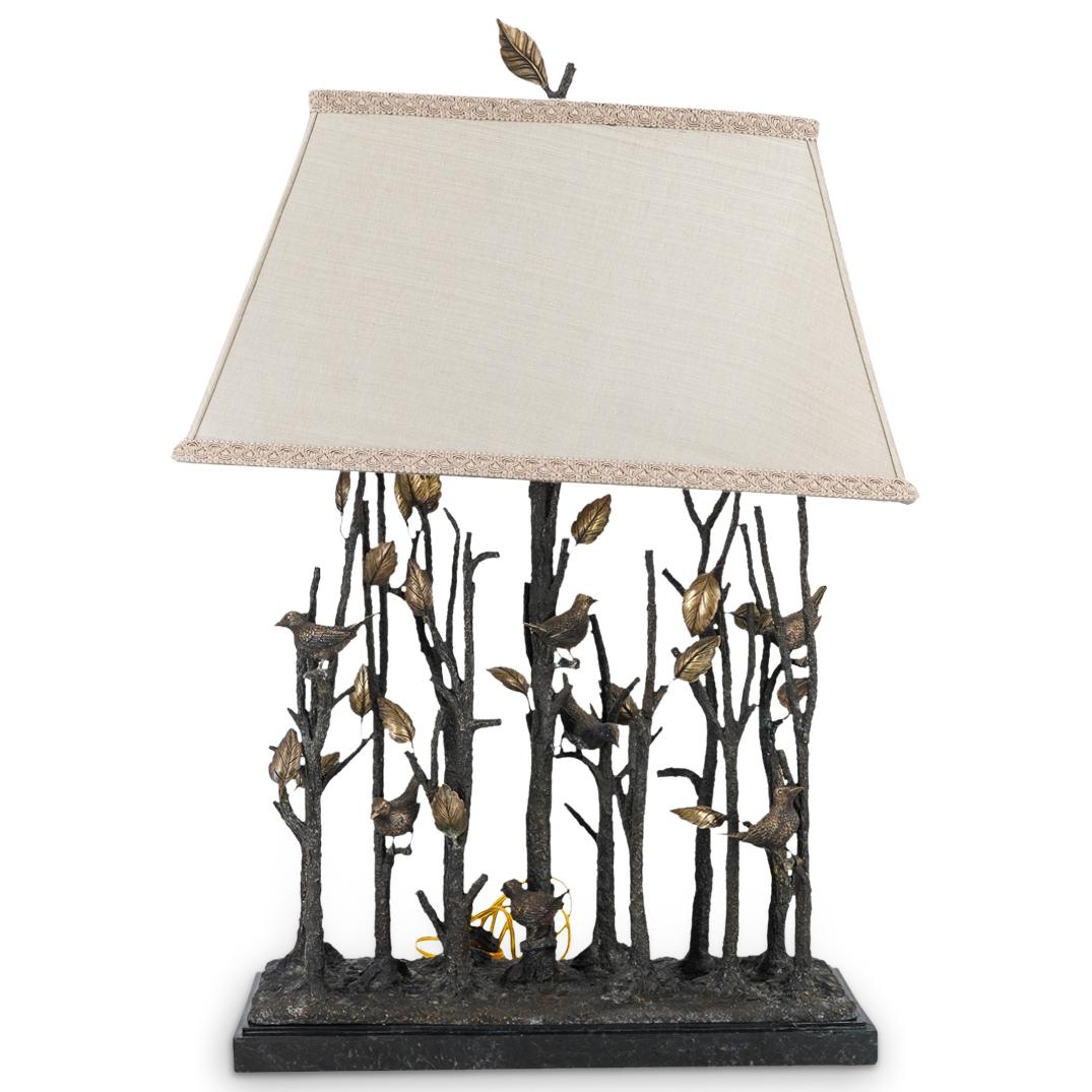Antique Bronze Bird Base Lamp (1 of 5)