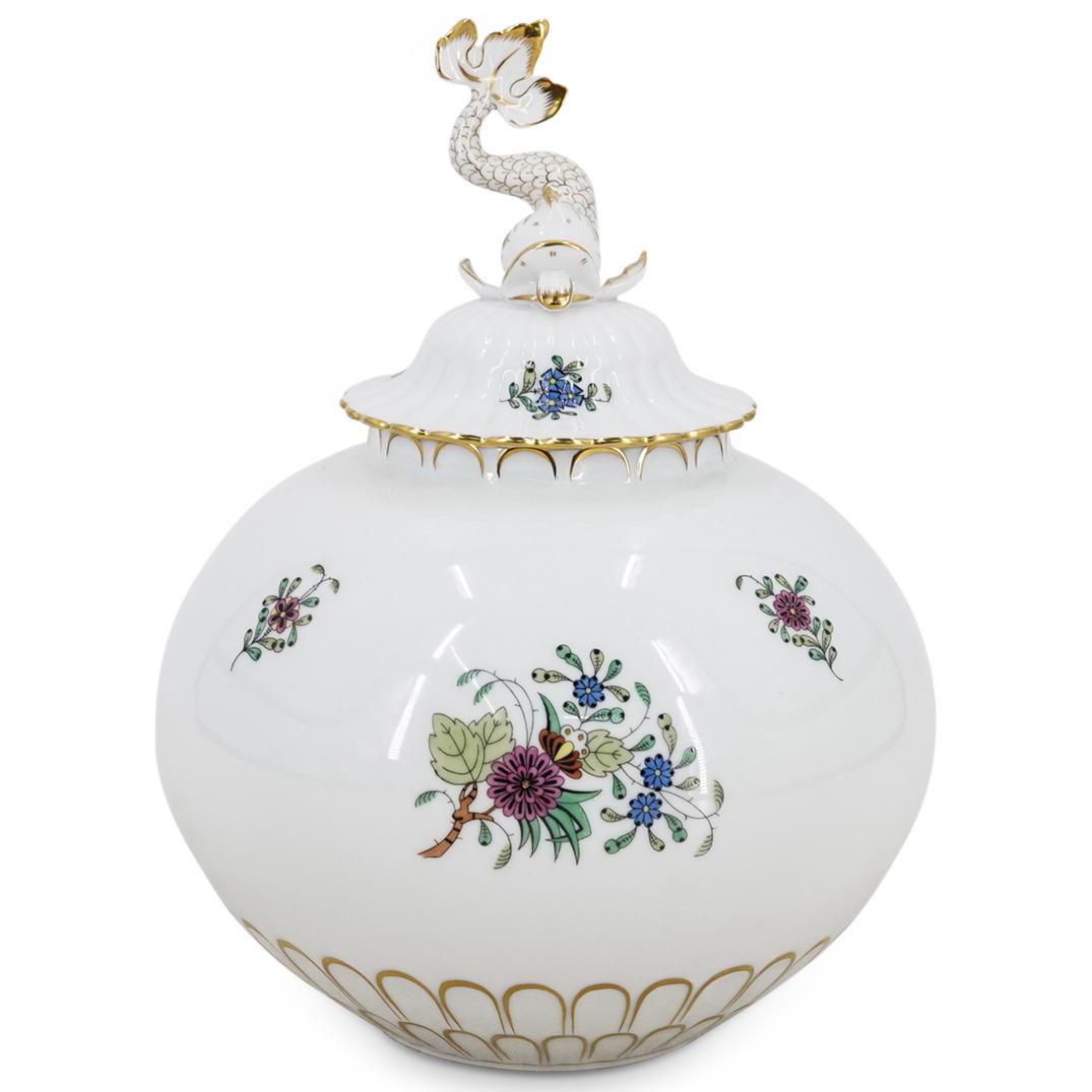 Herend Porcelain Lidded Urn (1 of 6)